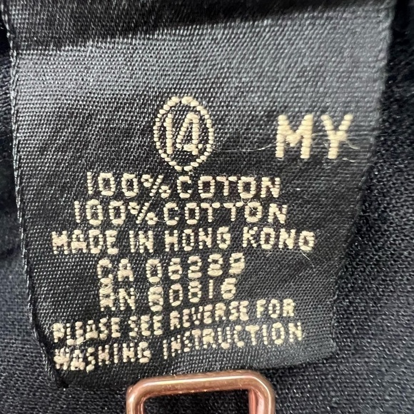 Gloria Vanderbilt For Murjani Black Straight Leg Jeans Size 14 Women’s - Picture 4 of 5